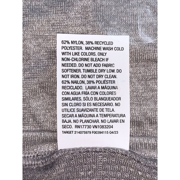 All In Motion Seamless Core Tank Heathered Gray Sleeveless Activewear Size XL - Picture 8 of 8